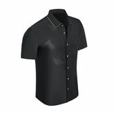Shadow Beast Jacquard SS Shirt BLACK/GOLD